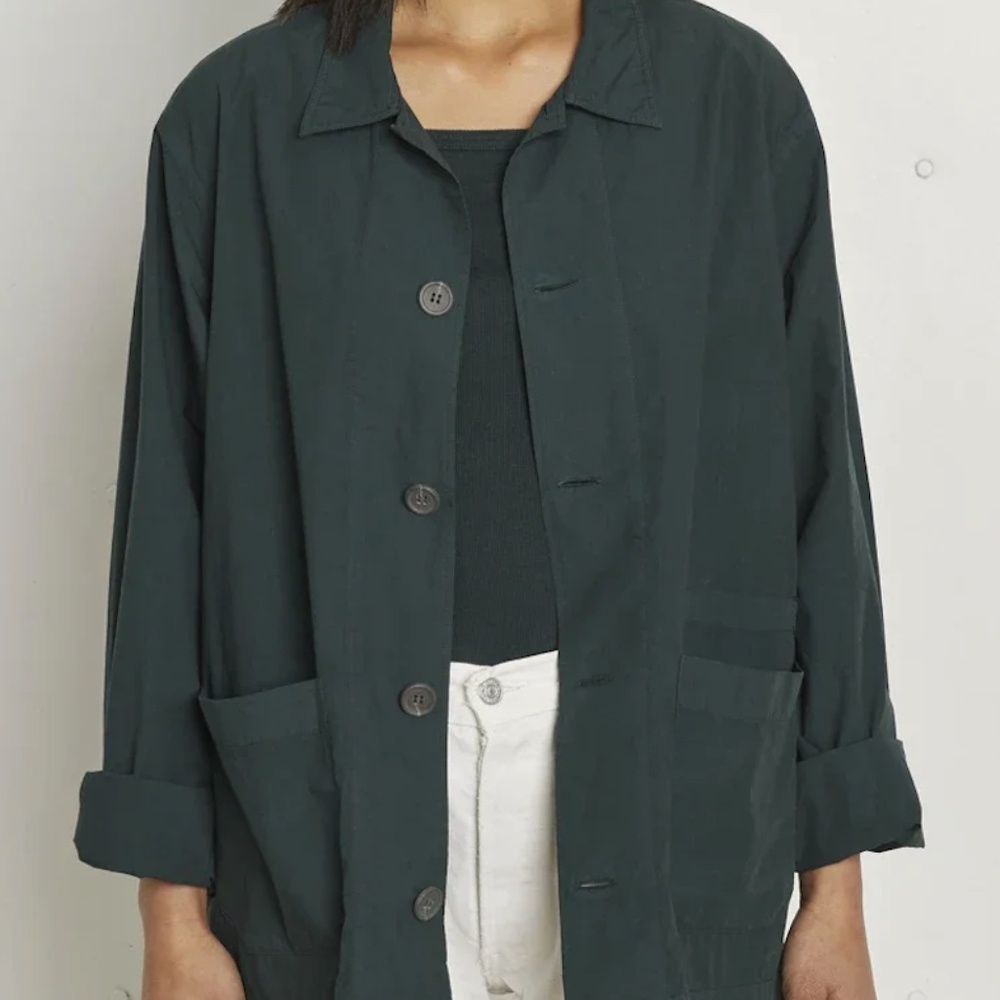 Entireworld Lightweight Chore Jacket in Evergreen